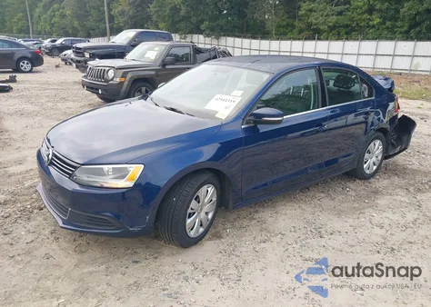 2013 Volkswagen Jetta 2.5L Se из США, поврежденный, VIN 3VWDX7AJ9DM268994